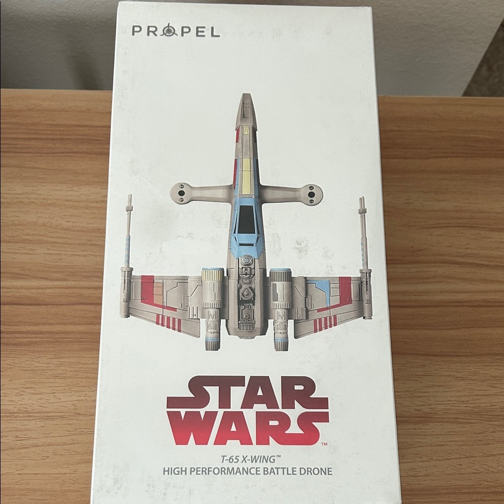 Star Wars T-65 X-Wing Battle Drone - Red, Blue, Gray